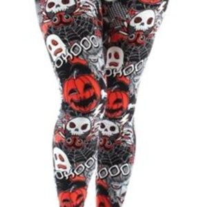 Buskins Pluskins PS Plus leggings NWT Monster Mash